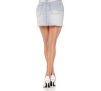 Collant A Rete Arcobaleno - Taglia Unica - Multicolore