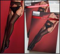 Collant a rete esclusivo Marilyn H15 fantasia squisito con accesso...