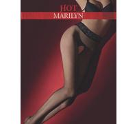 Collant a rete trasparente Marilyn H08 con una lussuosa cintura in pizzo...