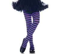 Collant a righe per ragazze GRANDI NERI