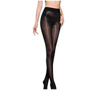 Collant Aperti Donna - Collant da Donna Control Top con Gambe di Supporto Leggere e Collant velati Collane