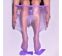 Collant collant uomo ultra sottile trasparente olio lucido seducente e alla moda