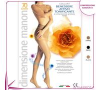 Collant compressione graduata Cabifi Manon 70 den riposanti