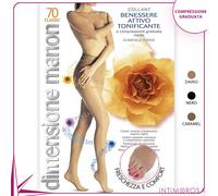 Collant compressione graduata Cabifi Manon 70 riposante punta aperta