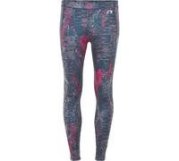 Collant da donna Newline black printed warm Multicolore L