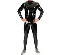 Collant da uomo, sexy, da palcoscenico, 1 pezzo, Nero , XL