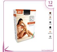 Collant donna bc maxi kety 20 denari con tassello XXL 12 paia