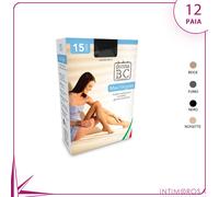 Collant Donna BC Maxi Virgolet 15 denari velati 12 paia