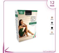 Collant donna BC Virgolet Dalia 15 denari velati 12 paia