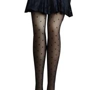 Collant Donna Eleganti Fantasia a Cuori, Pois e Rombi, 40 Denari, Piedi Invisibili, Extra Comfort, Alta Qualità, per Ogni Occasione