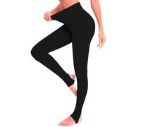 Collant Donna Foderati in Pile Finto Traslucido Sottili Calze Fake Translucent, Comodi Elasticizzati Leggings Tights per Autunno Invernali Collant (IT, Testo, Taglia unica, Regular, Regular, Nero)