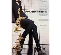 Collant donna Matignon coprente con motivo di nervature in rilievo art Poème