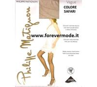 Collant donna Matignon velata con particolare gioco a spirale melange art Vague