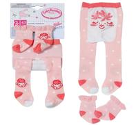 Baby Annabell Collant e calzini in diverse combinazioni di colore per Bambole da 43 cm, confezione da 2 collant per bambole, 710807 Zapf Creation