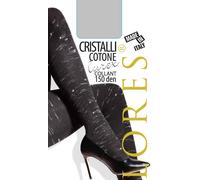 Collant Lores Cristalli Cotone lusso caldo invernale in cotone con lurex...