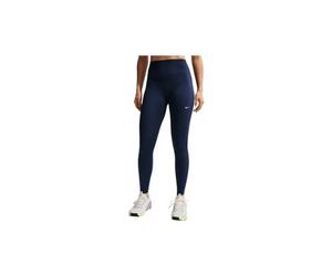 Collant lunghi nike one seamless front blu da donna