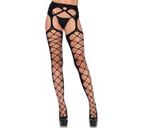 COLLANT NERI APERTI SEXY CON APERTURA E RIGA CALZE FANTASIA EROTICA PER DONNA