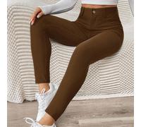 Collant neri basic, elastici e aderenti, adatti per tutte le occasioni, da donna taglia comoda, stile minimalista, ideali per l'ufficio, l'aeroporto, la scuola, comodi e confortevoli, per la primavera