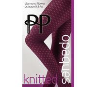 Collant Opachi Da Donna In Pizzo A Fiori Piccoli Pretty Polly