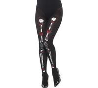 Collant Opaques Del Giorno Dei Morti Costume Di Halloween Messicano