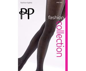 Collant Opaques Luccicanti Neri Per Donne Moda Quotidiana Pretty Polly