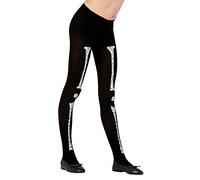 Collant per bambini 70 den calze con decorazione ossa di scheletro per travestimenti halloween