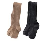 Collant Per Bambini Per Bambina Set Di 2/4, Calzamaglia Per Bambini, Leggings A Costine In Maglia Morbida Ad Alta Elasticità, Per 0-6 Anni (2 Paia-03,0-1 Anni)