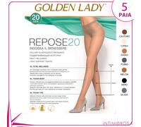 Collant riposante Golden lady repose 20 velato 5 paia