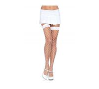 Collant sexy a rete di nylon bianco, Taglia Taglia unica -1, Poids 0.041 Kg, Colore Bianco