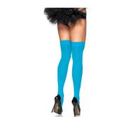 Collant sexy in nylon blu leg avenue, Taglia Taglia unica -1, Colore Blu