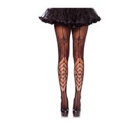Collant sexy leg avenue con rete trasparente e nera, Taglia Taglia unica, Poids 0.065 Kg, Colore Nero