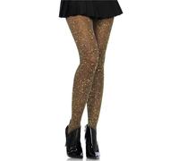 Collant Sexy Leg Avenue Donna In Nylon Con Glitter Nero 34/36/38 #AC962