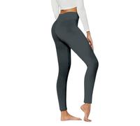 Collant sportivi da donna a compressione a vita alta leggings per sollevamento glutei per palestra da donna controllo della pancia leggings elastici a compressione senza cuciture pantaloni sportivi