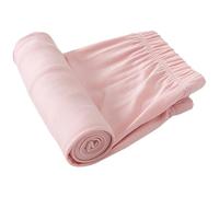 Collant sportivi morbidi ed elastici per ragazze, in cotone, termici, senza piedi, per bambini, balletto, danza, allenamento, palestra, yoga, leggings a vita alta, rosa, 9-10 Anni