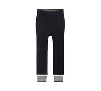 Collant Termici Senza Piede per Bambine Ragazze Ispessiti con Vello Leggings in Maglia Altamente Elastico Super Caldo per Inverno - Nero Taglia del Produttore XXL