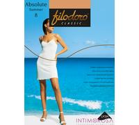 Collant tutto nudo velatissimo estivo Filodoro ice summer 8 den 6 paia