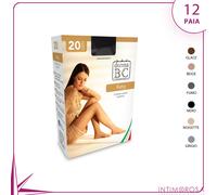 Collant velati donna bc kety 20 denari 12 paia