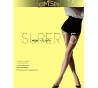 Collant velato Omsa super 15 den elasticizzato lycra 5 paia