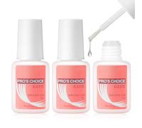 Collante Per Unghie, 3 Pezzi Colla per Unghie Finte Colla Unghie a Lunga Durata, Nail Bond Colla per Unghie Acriliche, Estensione Unghie, Tip Adesivo, per Fai da Te