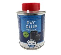 Collante Profec PVC Glue 250 ml per Tutti i Tipi di Tubi e Raccordi in PVC