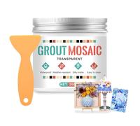 Collante Trasparente per Mosaico, Colla per Vetro, Piastrelle Mosaico Colla, Essential for Handmade Grouting and Perfect for DIY Craft Projects per Mosaici in Pietra/Ceramica, 200g