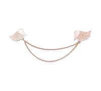 Collar Charms Lily of Valley Flapper Women Brooches And Fairy Wings Green Frog Pins for Bag Brooch Pin Angel Wing Necklace Gold