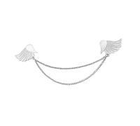 Collar Charms Lily of Valley Flapper Women Brooches And Fairy Wings Green Frog Pins for Bag Brooch Pin Angel Wing Necklace Gold