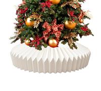 Collar pieghevole per decorazioni per le vacanze per alberi artificiali - collare 'albero di Natale - colletto di base 'albero di Natale per giardino, bar, soggiorno in hotel, camera da letto