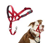 Collare a cavezza Halti | Taglia 2, Rosso | Per impedire che il cane tiri al guinzaglio, Regolabile e Leggero, Collare anti-trazione per l’addestramento di cani medi