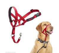Collare a cavezza Halti | Taglia 3, Rosso | Per impedire che il cane tiri al guinzaglio, Regolabile e Leggero, Collare anti-trazione per l’addestramento di cani medi