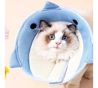 Collare a cono per gatti dopo l'intervento chirurgico, collare a cono