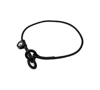 Collare a contatto con fermo, dimensioni: 3,5 mm x 75 cm, nero