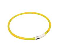 Collare a led giallo con USB regolabile per cani e gatti Croci
