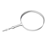COLLARE A REGOLAZIONE VARIABILE PER TUBI-FUMO VERNI. BIANCO Diam. 140-200